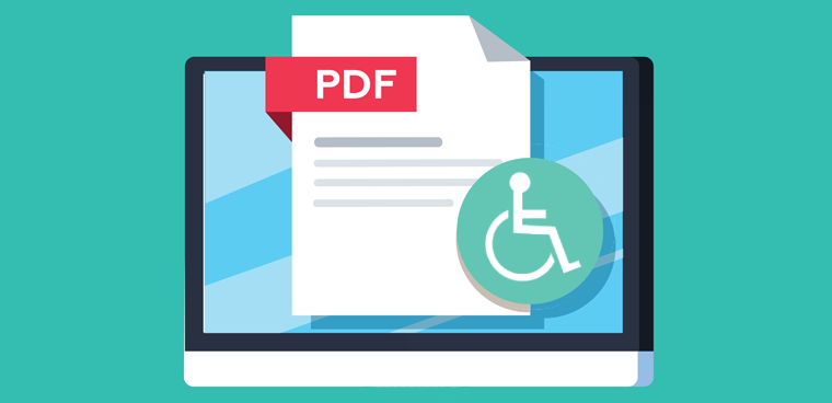 PDF with accessibility symbol