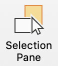 selection pane icon in powerpoint